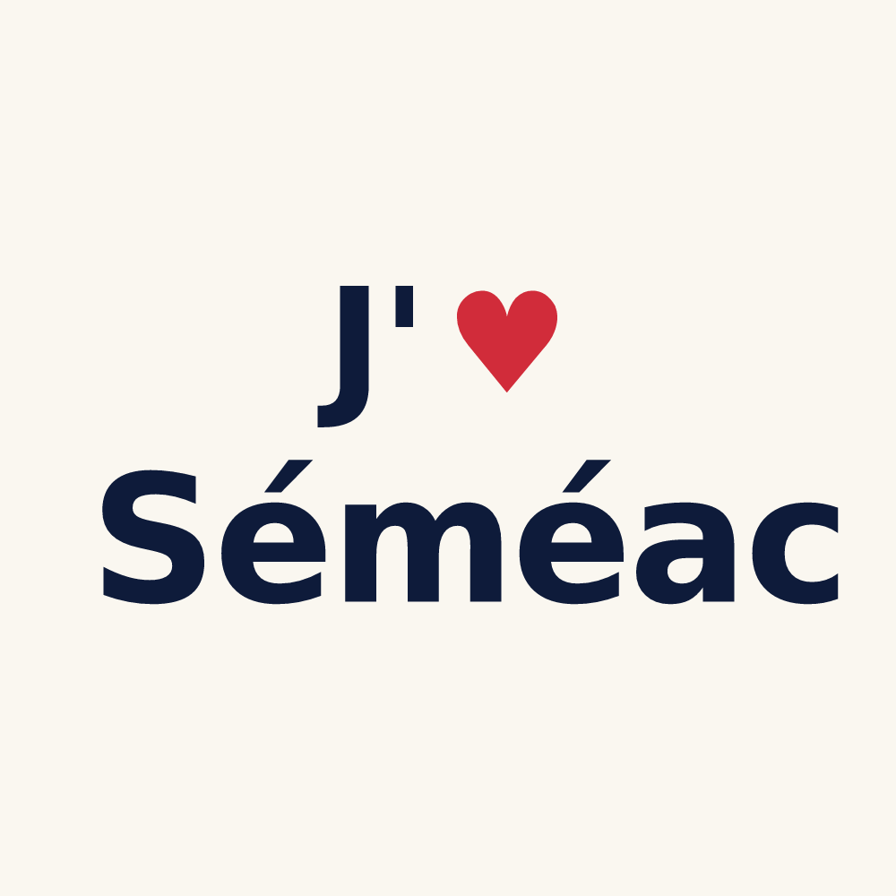 Tasse personnalisée Séméac — design J'aime Séméac