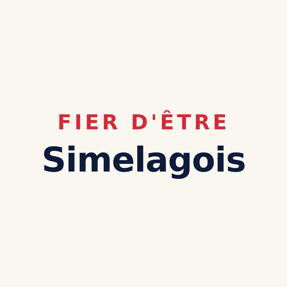 Tasse « Fier d'être Simelagois » — design pour Sémelay