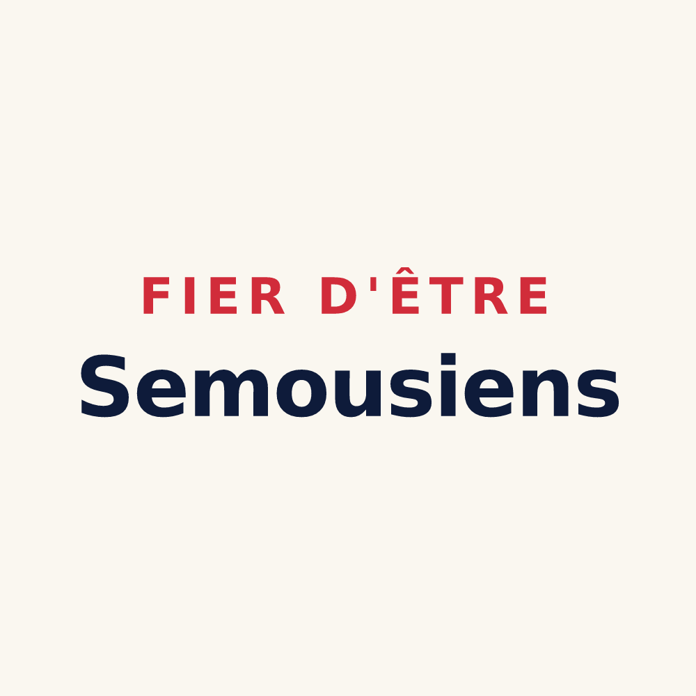 Tasse « Fier d'être Semousiens » — design pour Semousies