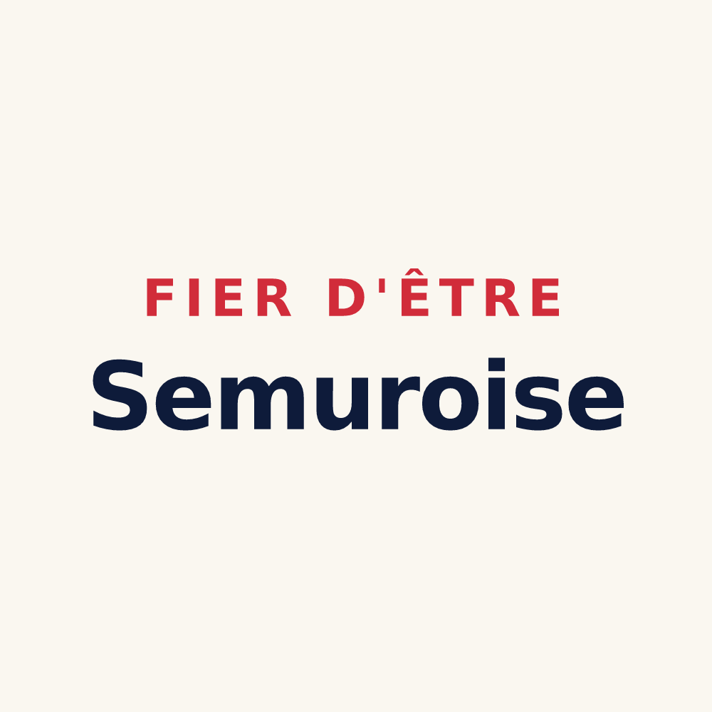 Tasse « Fier d'être Semuroise » — design pour Semur-en-Auxois
