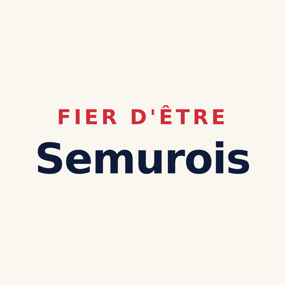 Tasse « Fier d'être Semurois » — design pour Semur-en-Brionnais