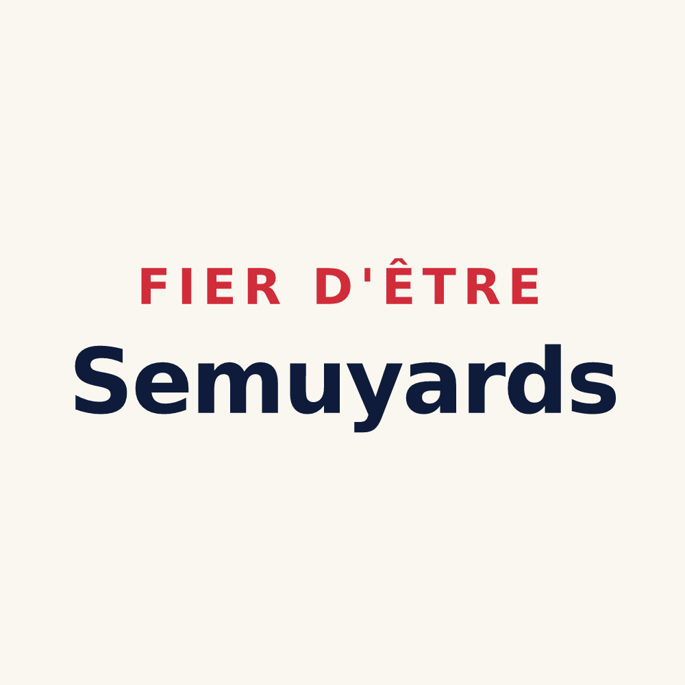 Tasse « Fier d'être Semuyards » — design pour Semuy