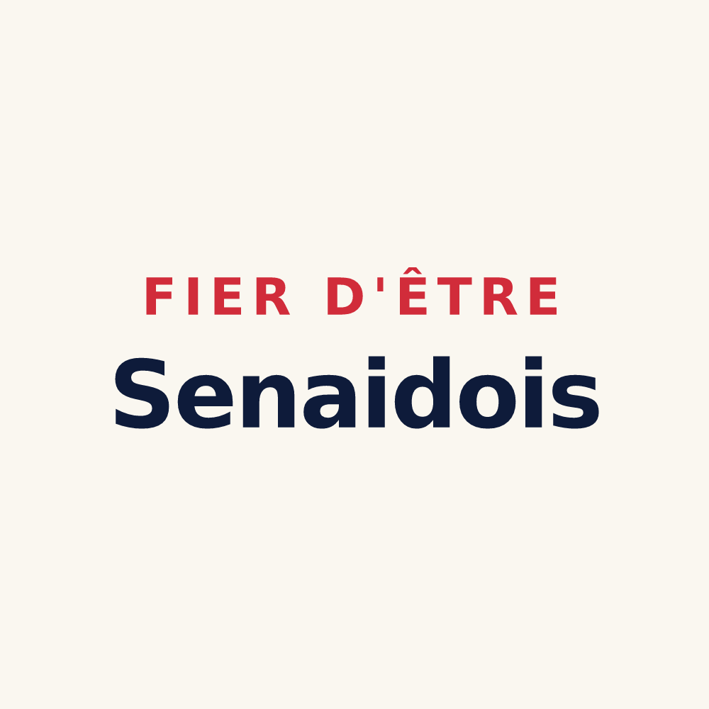Tasse « Fier d'être Senaidois » — design pour Senaide