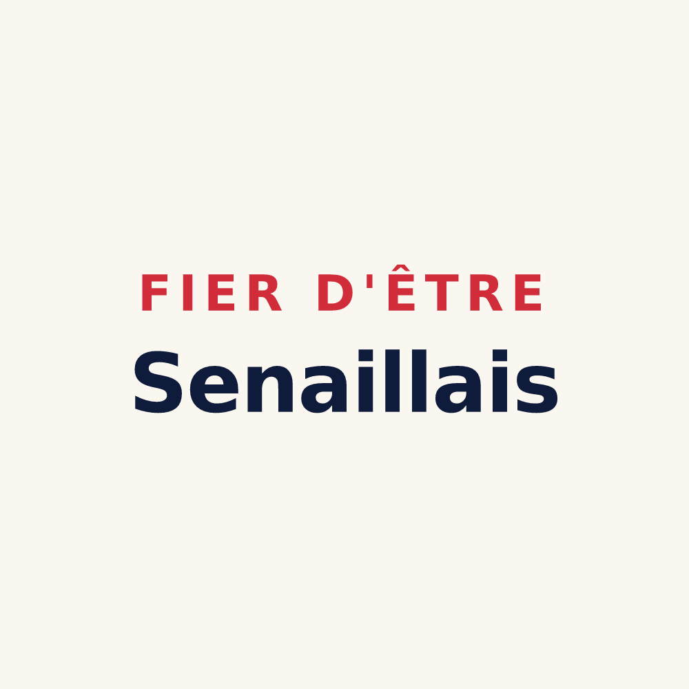 Tasse « Fier d'être Senaillais » — design pour Senailly