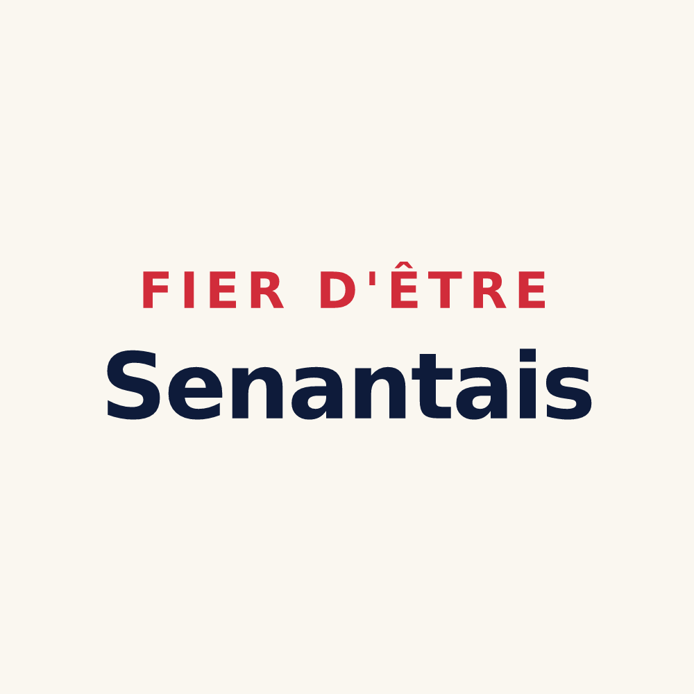 Tasse « Fier d'être Senantais » — design pour Senantes
