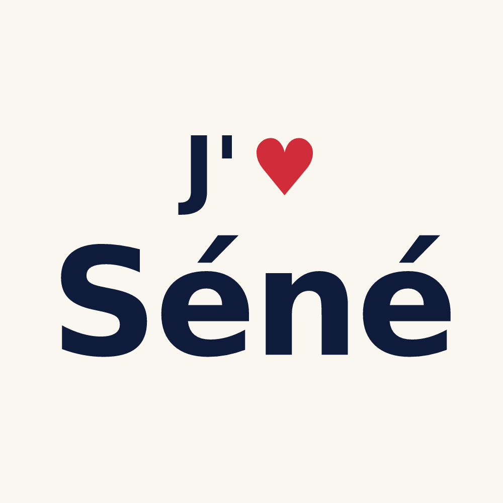 Tasse personnalisée Séné — design J'aime Séné