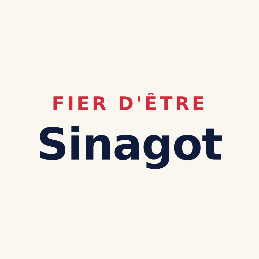 Tasse « Fier d'être Sinagot » — design pour Séné