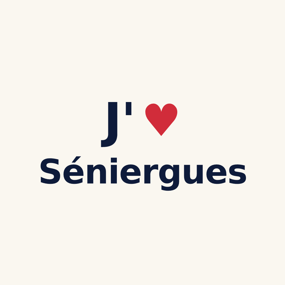 Tasse personnalisée Séniergues — design J'aime Séniergues