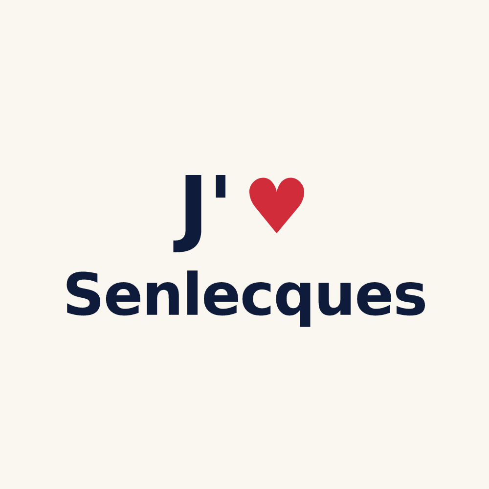 Tasse personnalisée Senlecques — design J'aime Senlecques