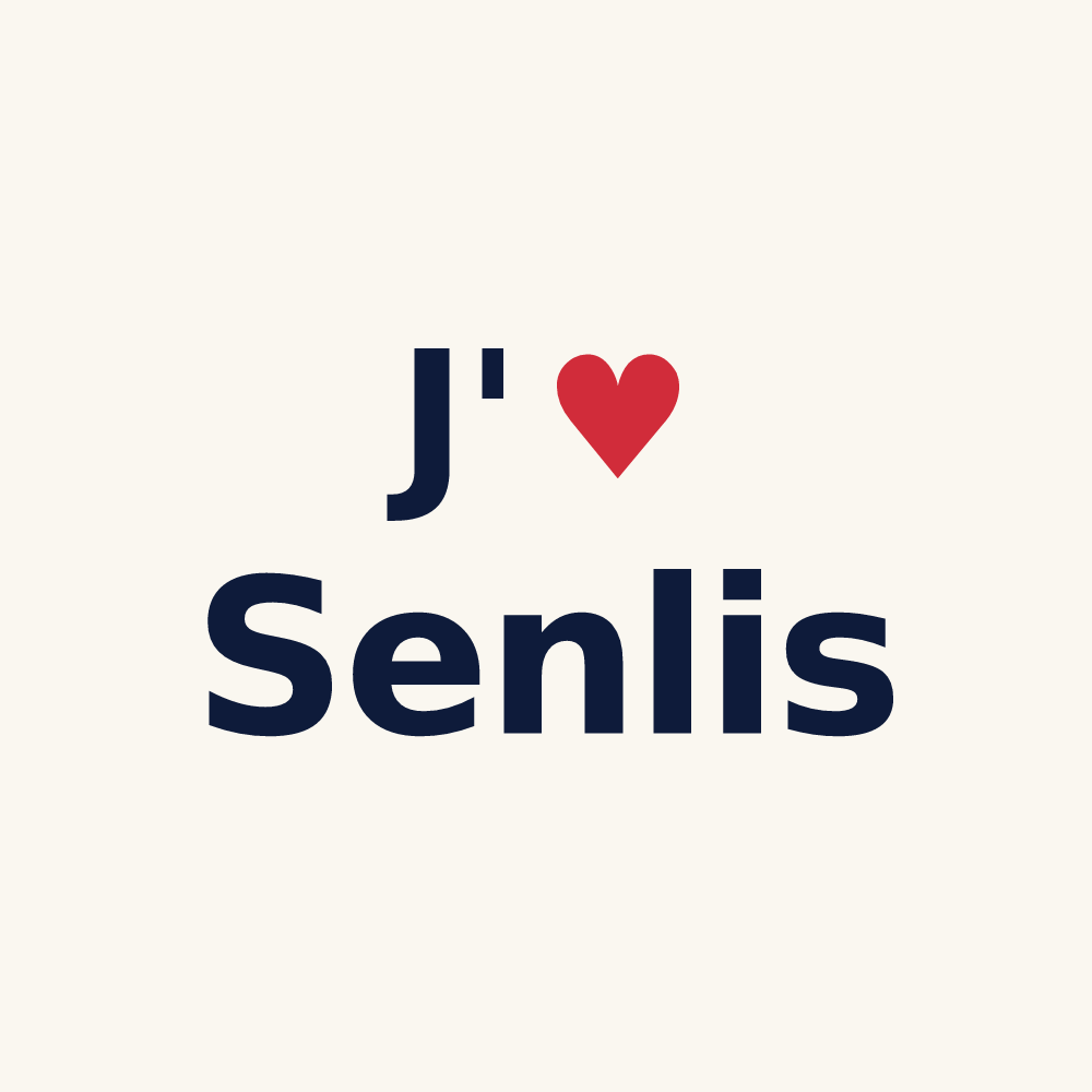 Tasse personnalisée Senlis — design J'aime Senlis