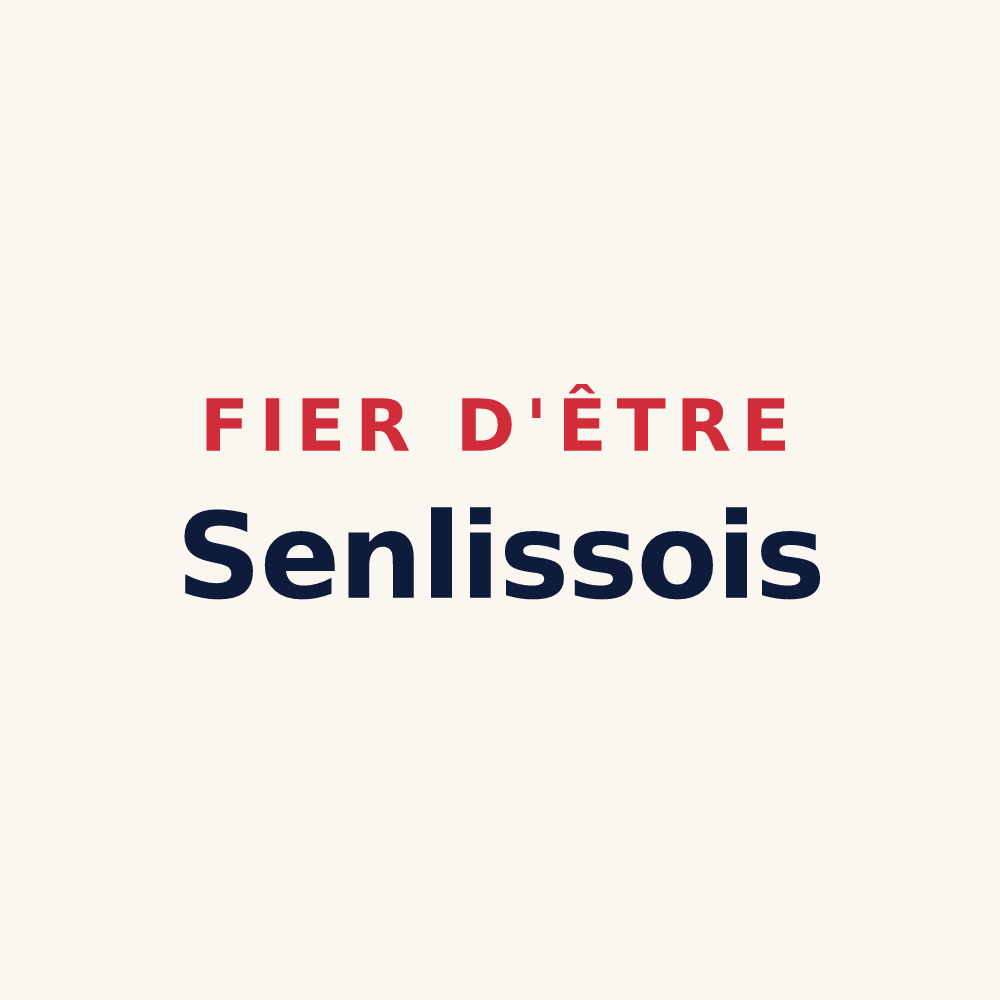 Tasse « Fier d'être Senlissois » — design pour Senlis