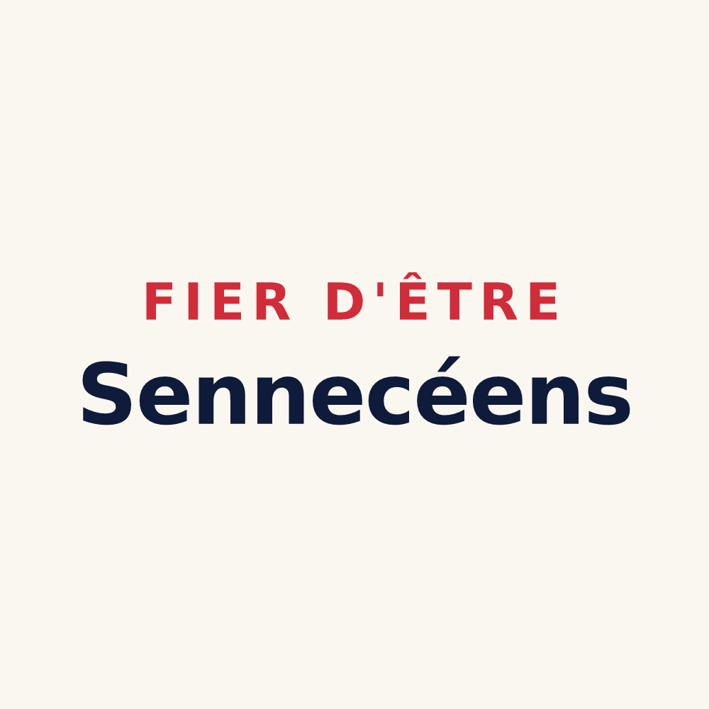 Tasse « Fier d'être Sennecéens » — design pour Sennecey-le-Grand