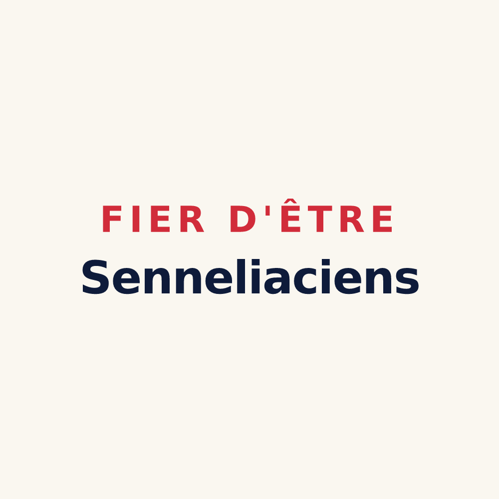 Tasse « Fier d'être Senneliaciens » — design pour Sennely