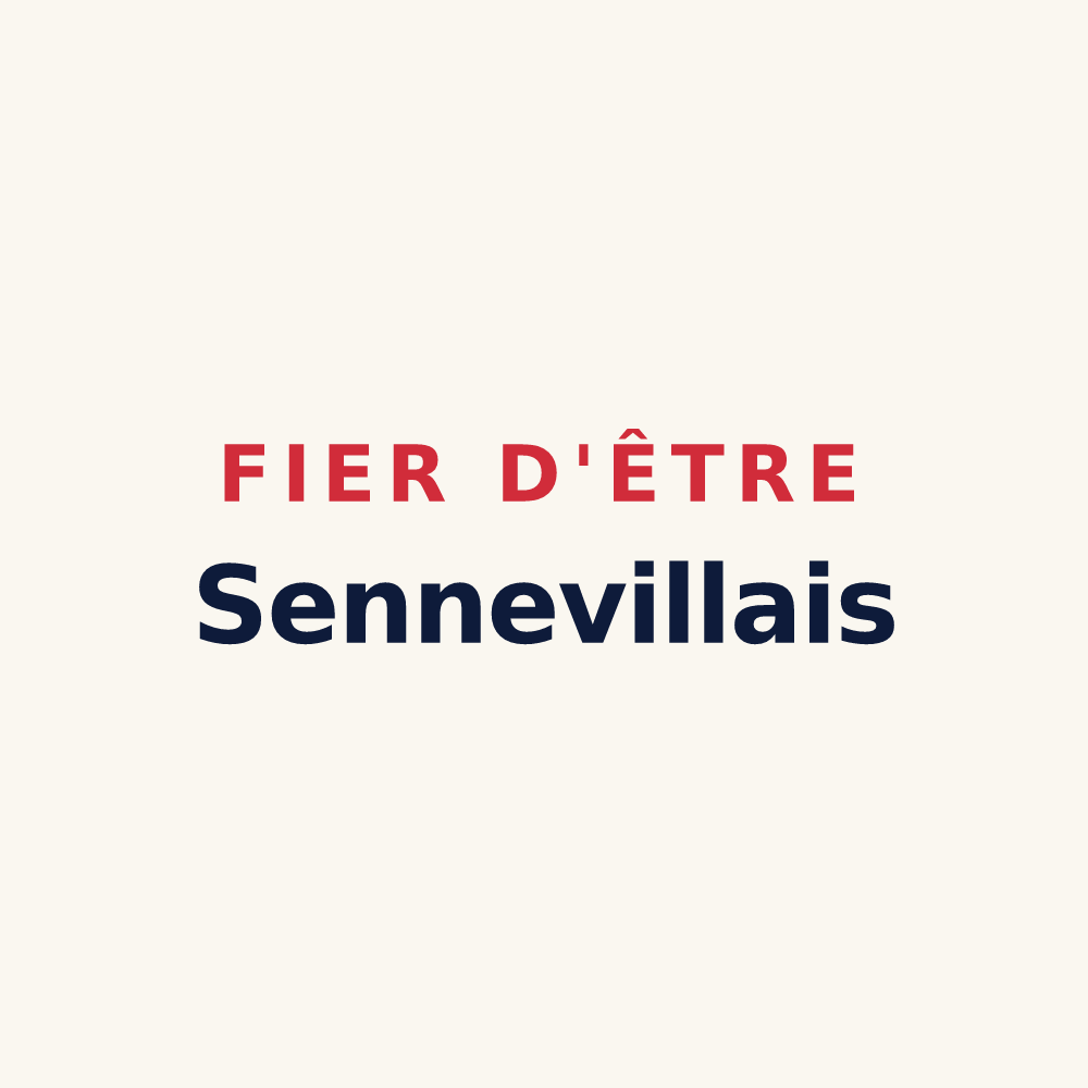 Tasse « Fier d'être Sennevillais » — design pour Senneville-sur-Fécamp