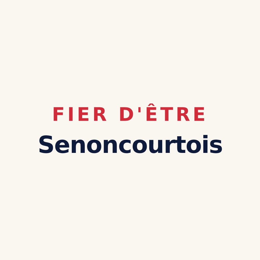 Tasse « Fier d'être Senoncourtois » — design pour Senoncourt-les-Maujouy