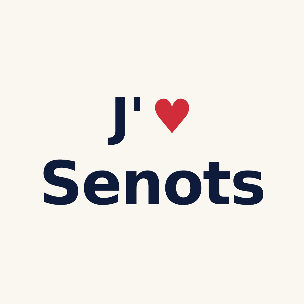 Tasse personnalisée Senots — design J'aime Senots