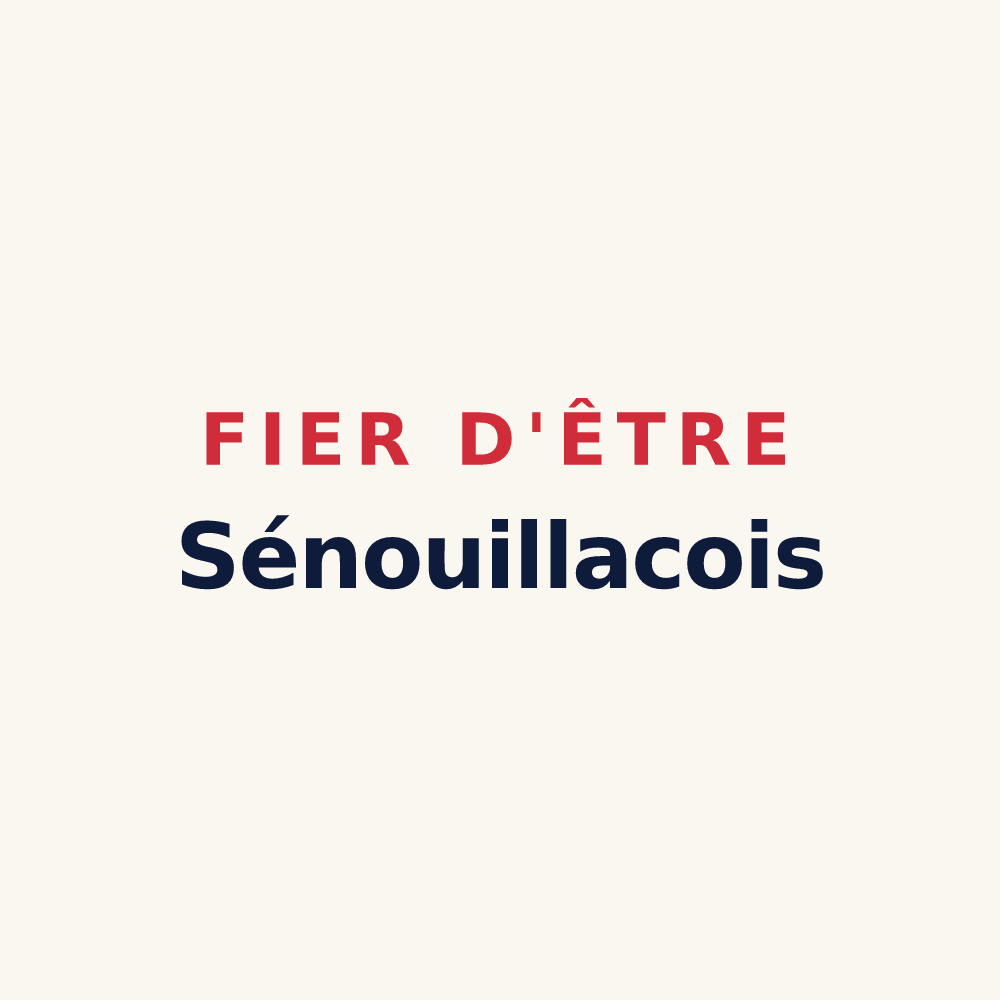 Tasse « Fier d'être Sénouillacois » — design pour Senouillac