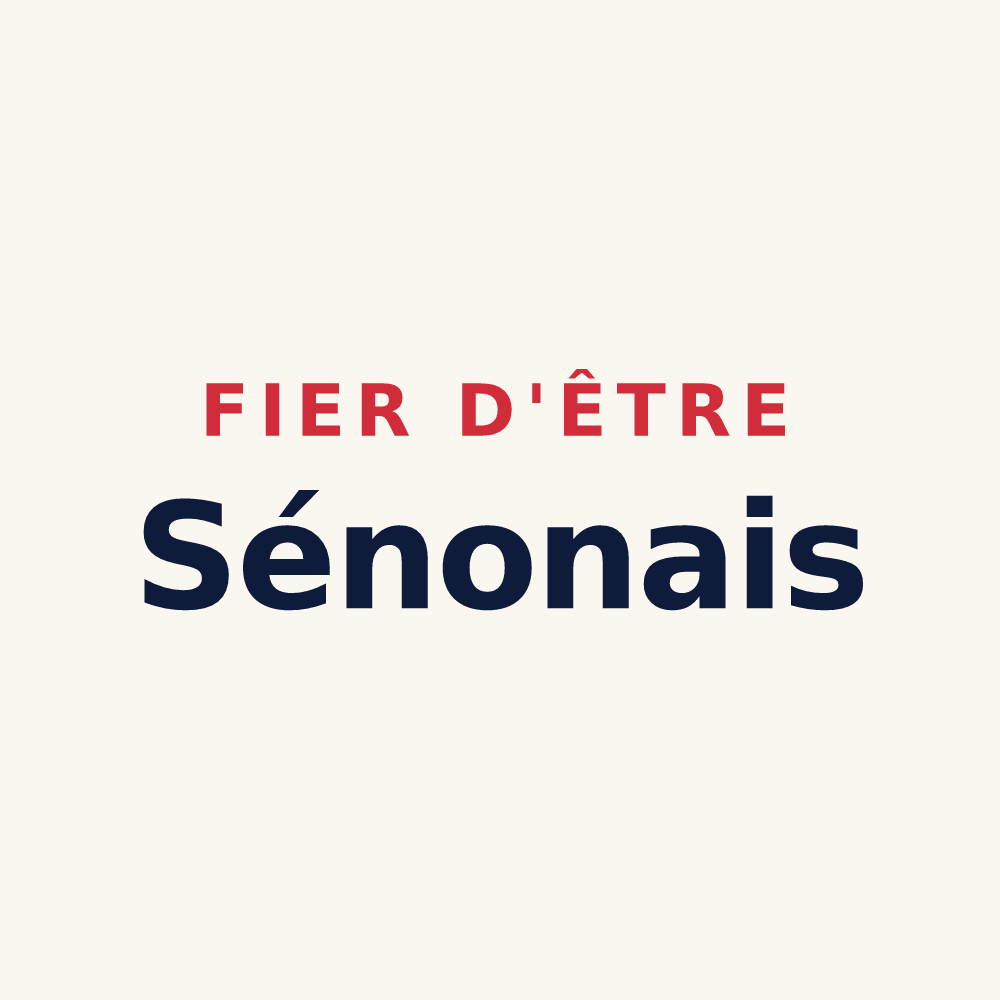 Tasse « Fier d'être Sénonais » — design pour Sens