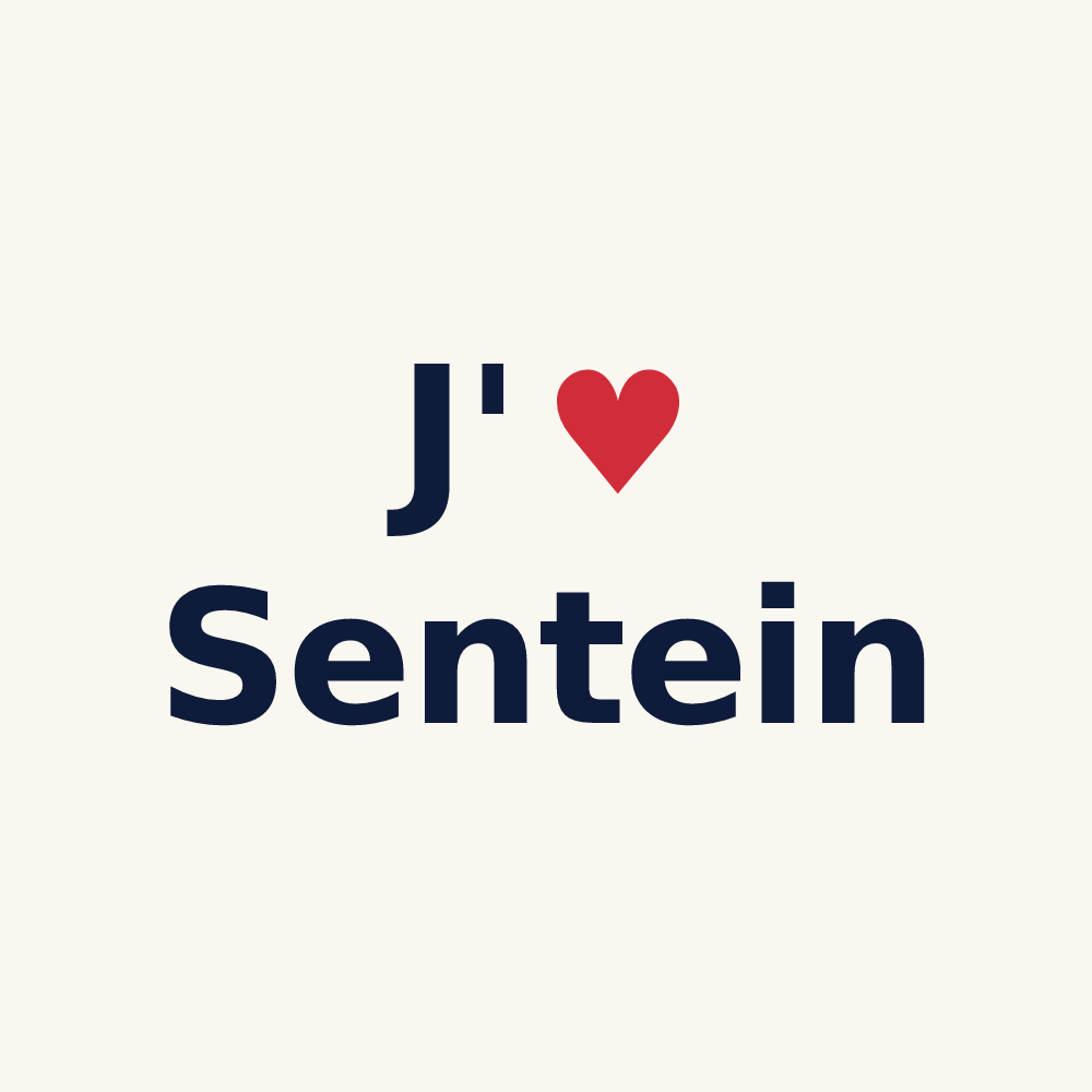 Tasse personnalisée Sentein — design J'aime Sentein