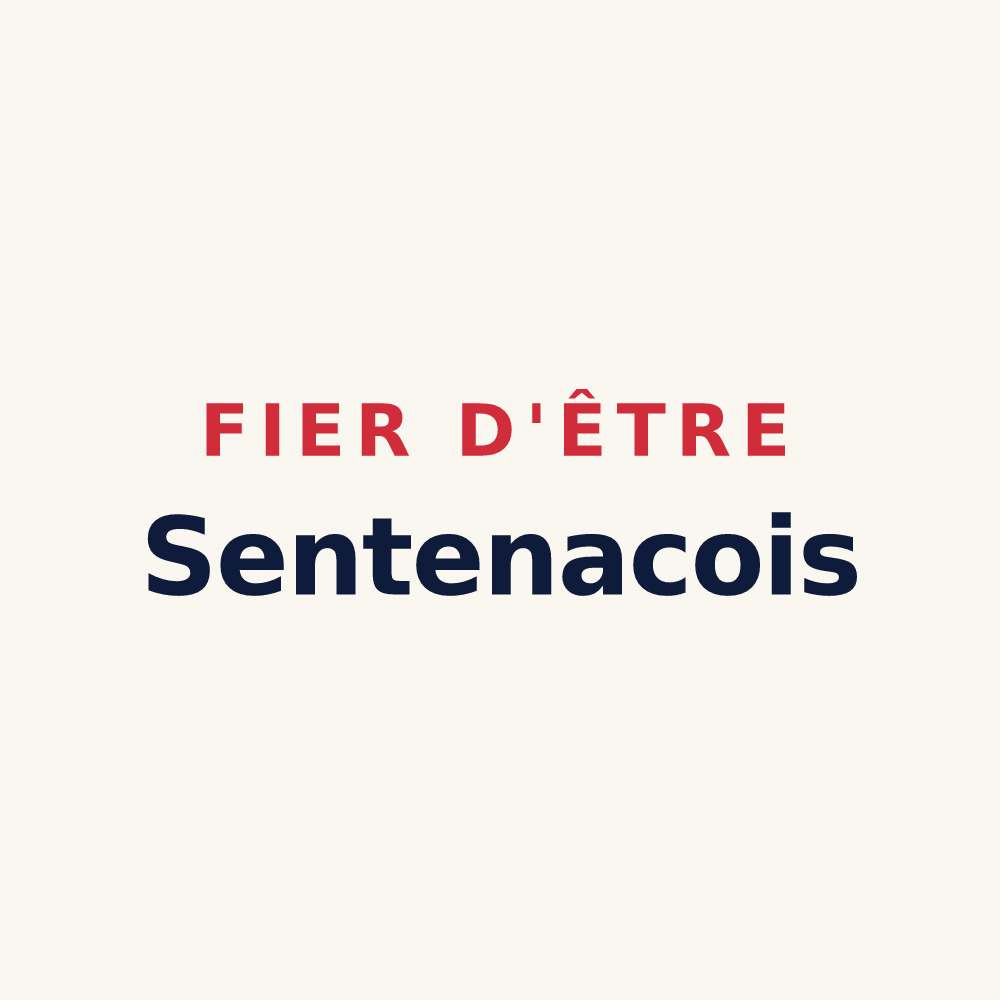 Tasse « Fier d'être Sentenacois » — design pour Sentenac-de-Sérou
