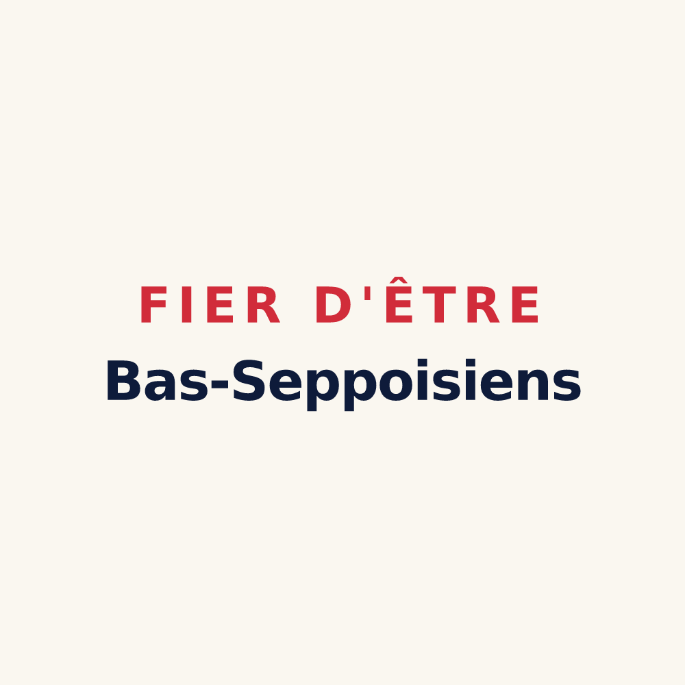 Tasse « Fier d'être Bas-Seppoisiens » — design pour Seppois-le-Bas