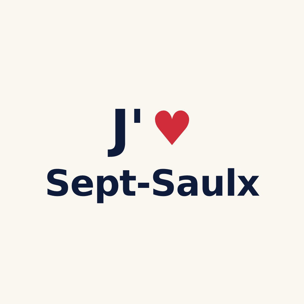 Tasse personnalisée Sept-Saulx — design J'aime Sept-Saulx