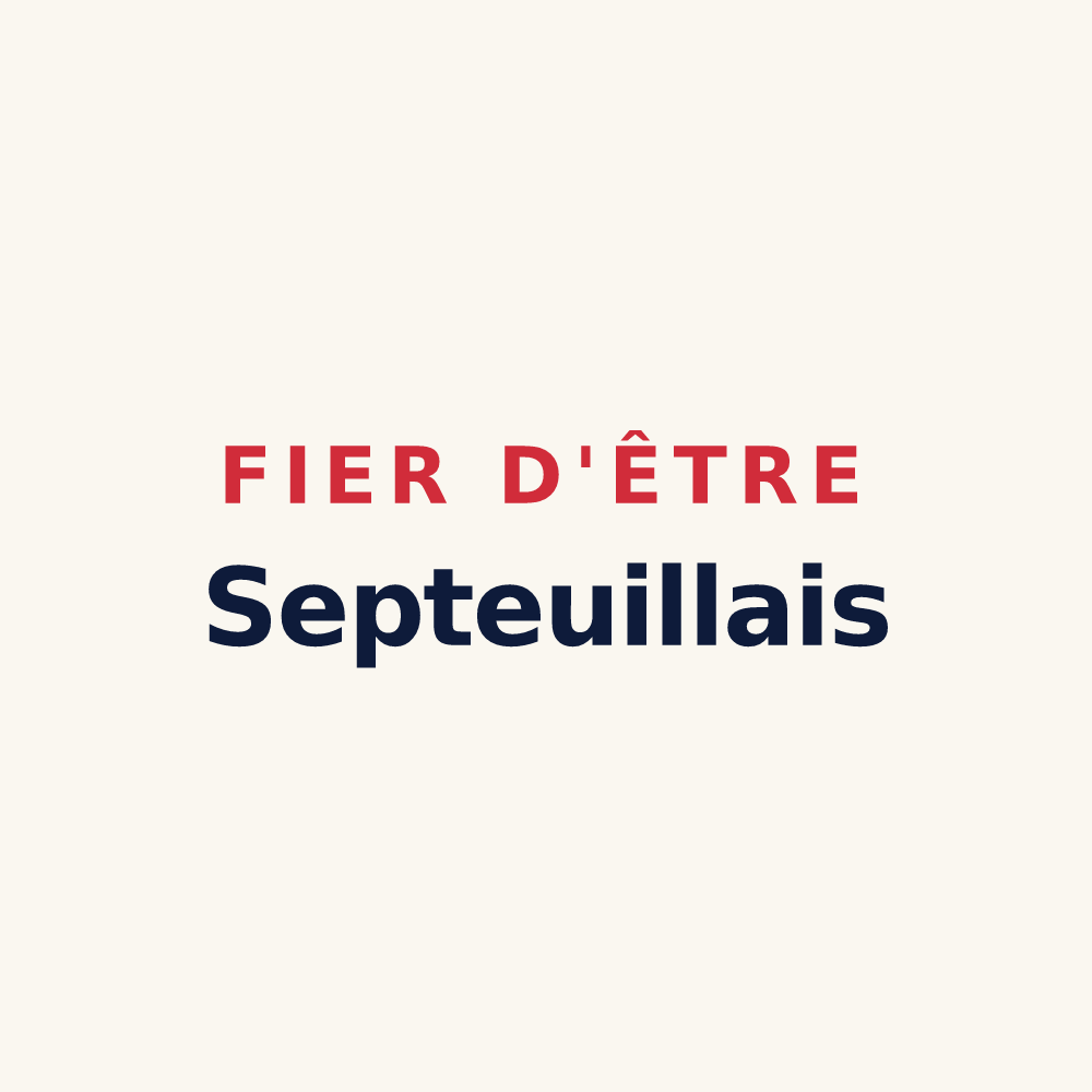 Tasse « Fier d'être Septeuillais » — design pour Septeuil