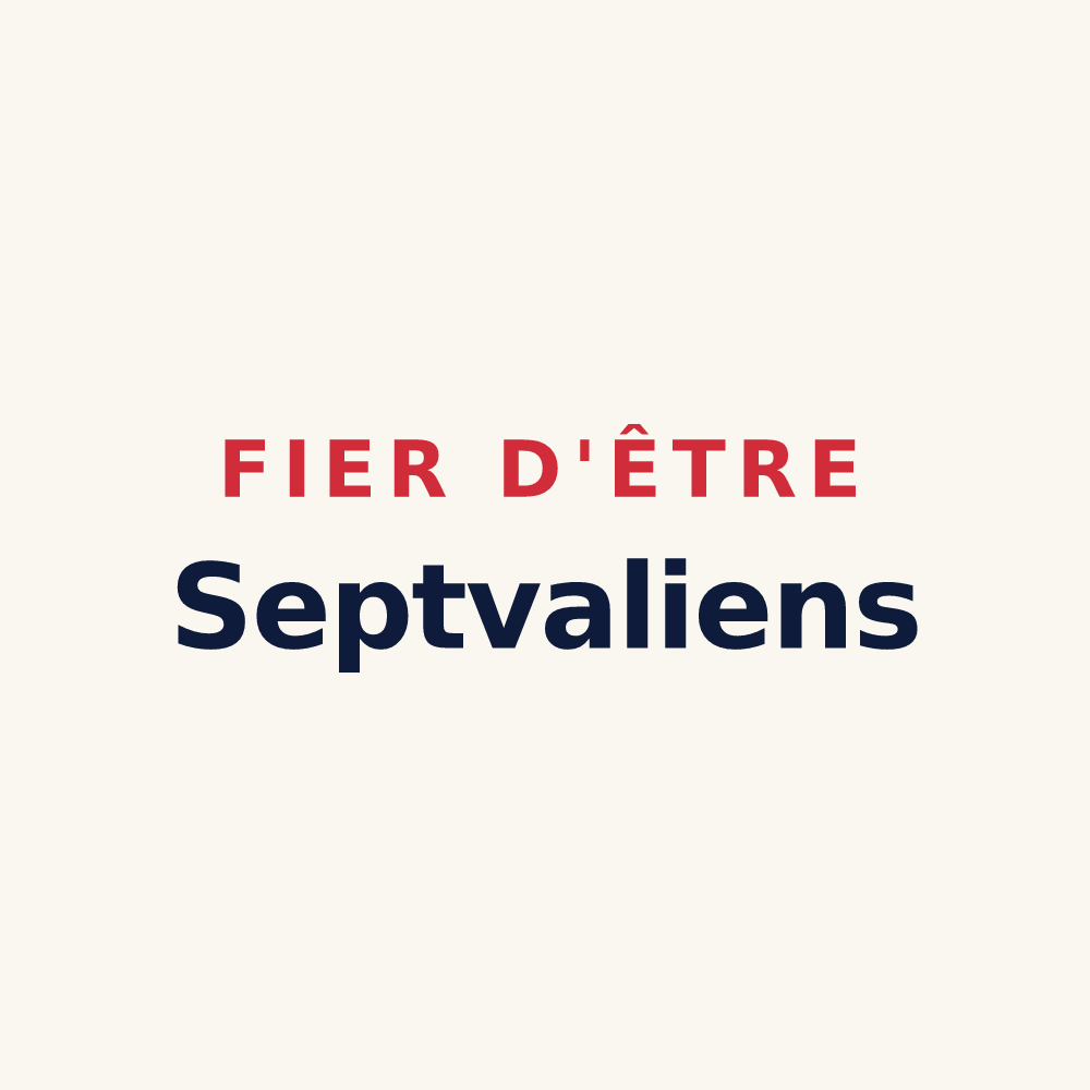Tasse « Fier d'être Septvaliens » — design pour Septvaux