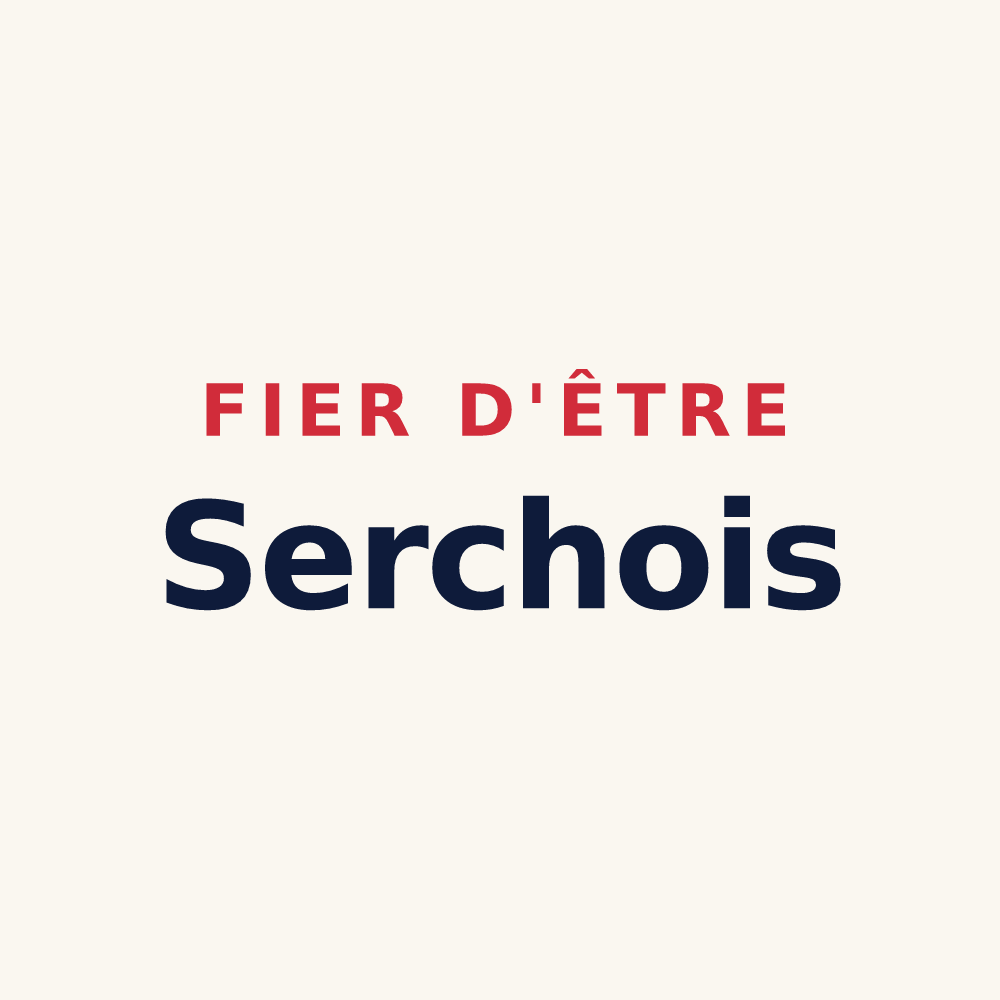 Tasse « Fier d'être Serchois » — design pour Serches