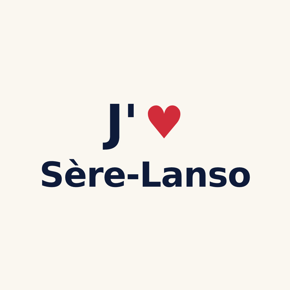 Tasse personnalisée Sère-Lanso — design J'aime Sère-Lanso