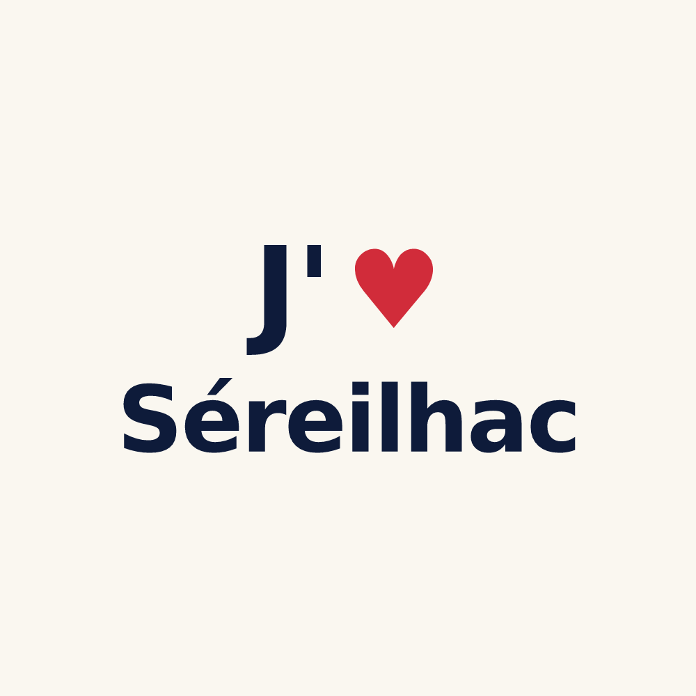 Tasse personnalisée Séreilhac — design J'aime Séreilhac