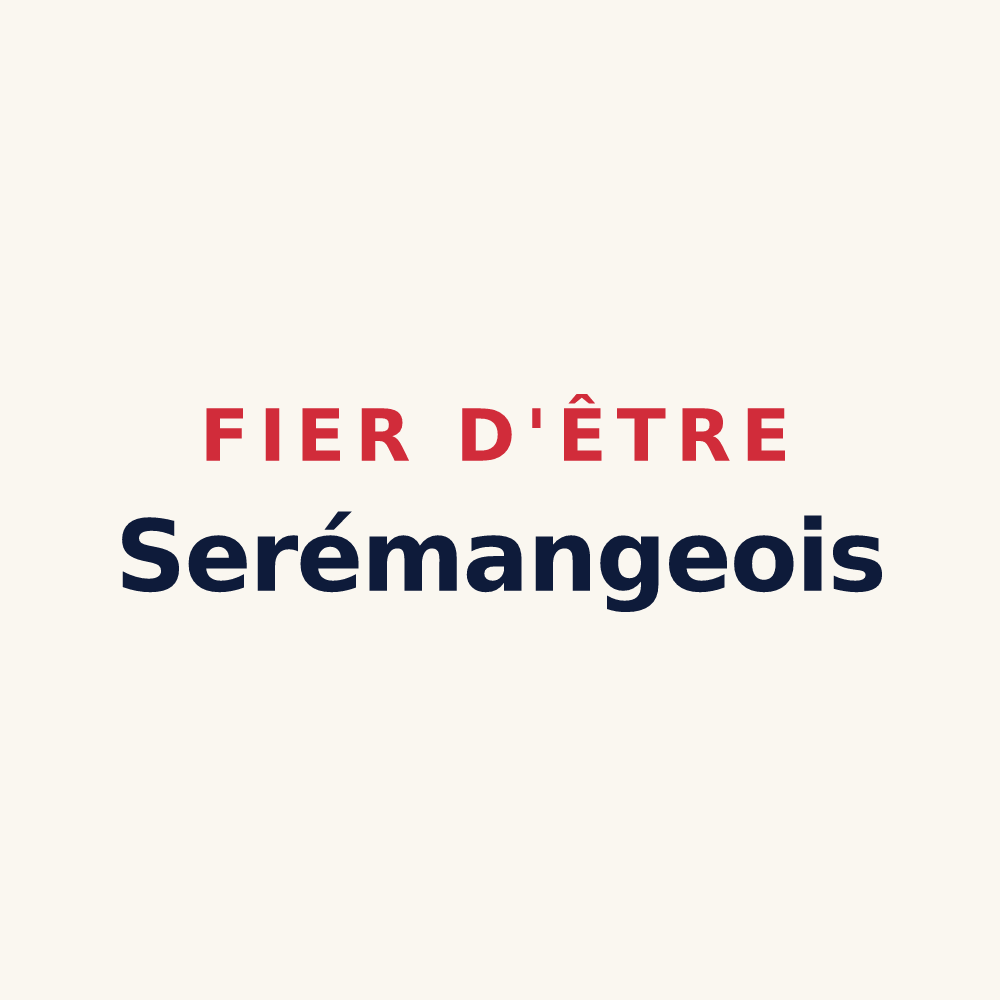 Tasse « Fier d'être Serémangeois » — design pour Serémange-Erzange