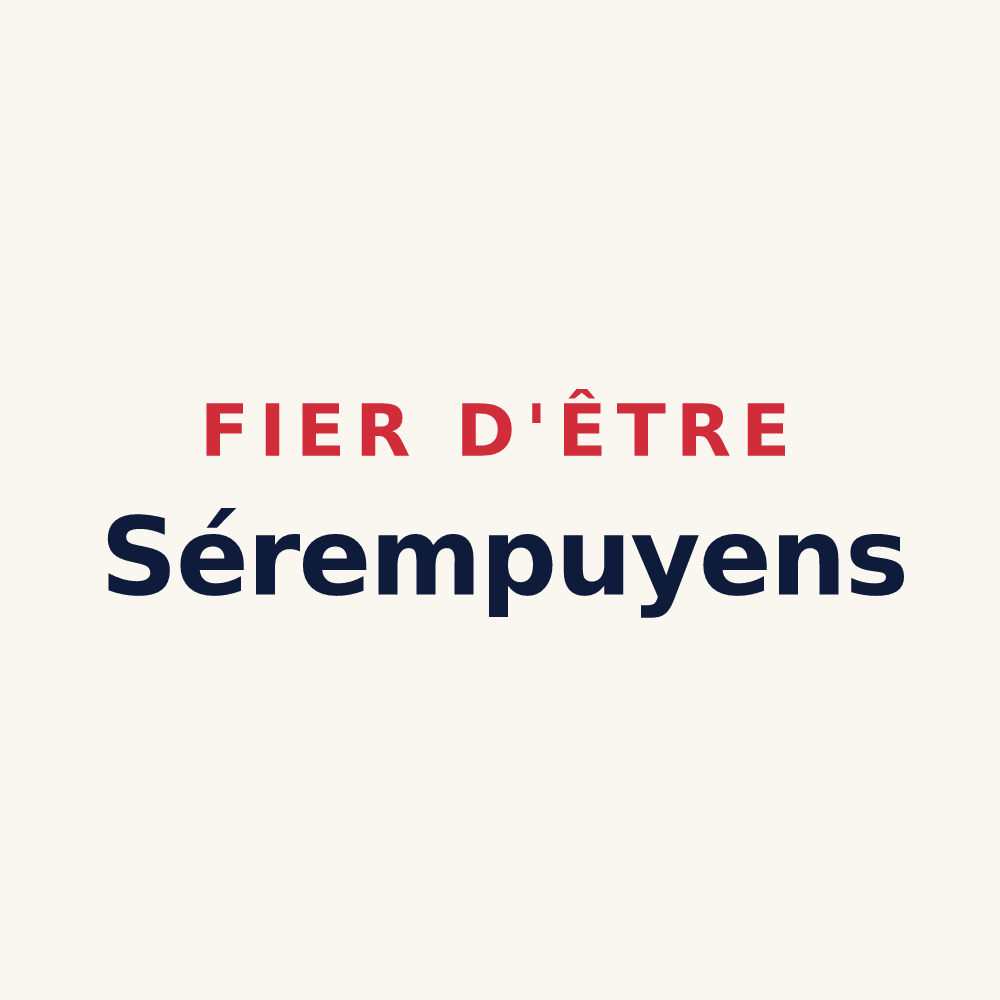 Tasse « Fier d'être Sérempuyens » — design pour Sérempuy