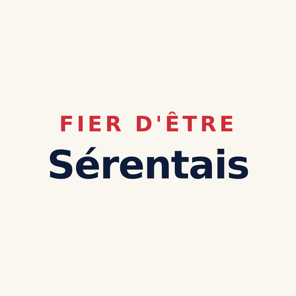 Tasse « Fier d'être Sérentais » — design pour Sérent