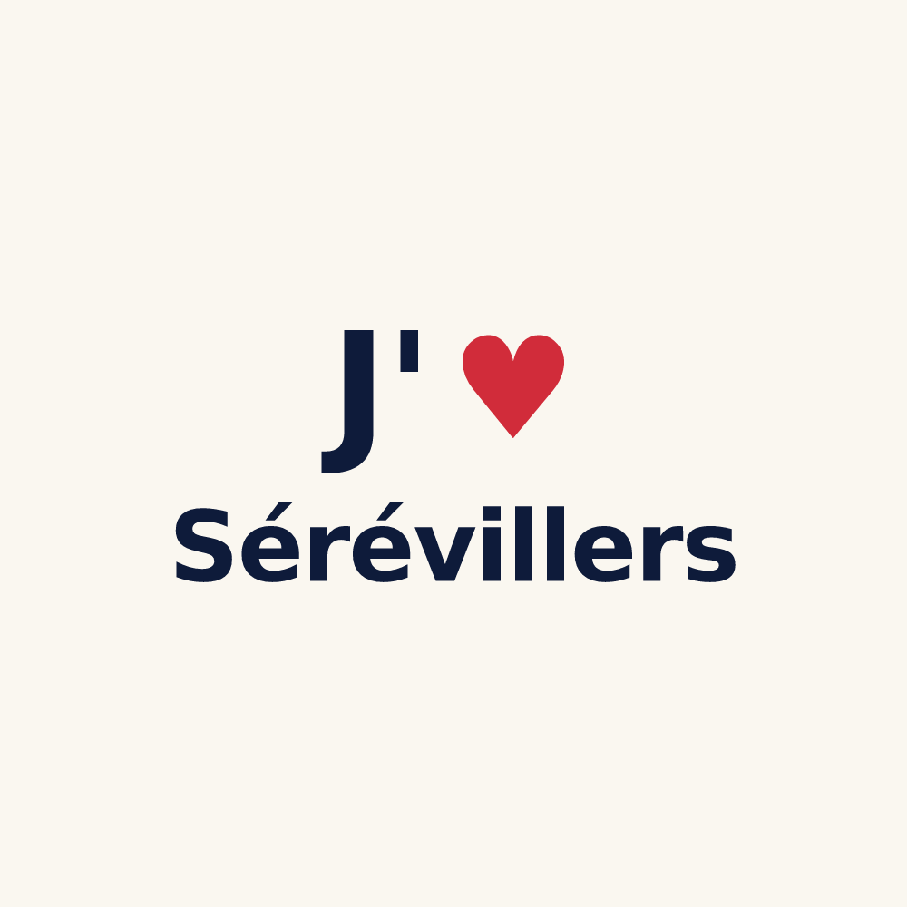 Tasse personnalisée Sérévillers — design J'aime Sérévillers