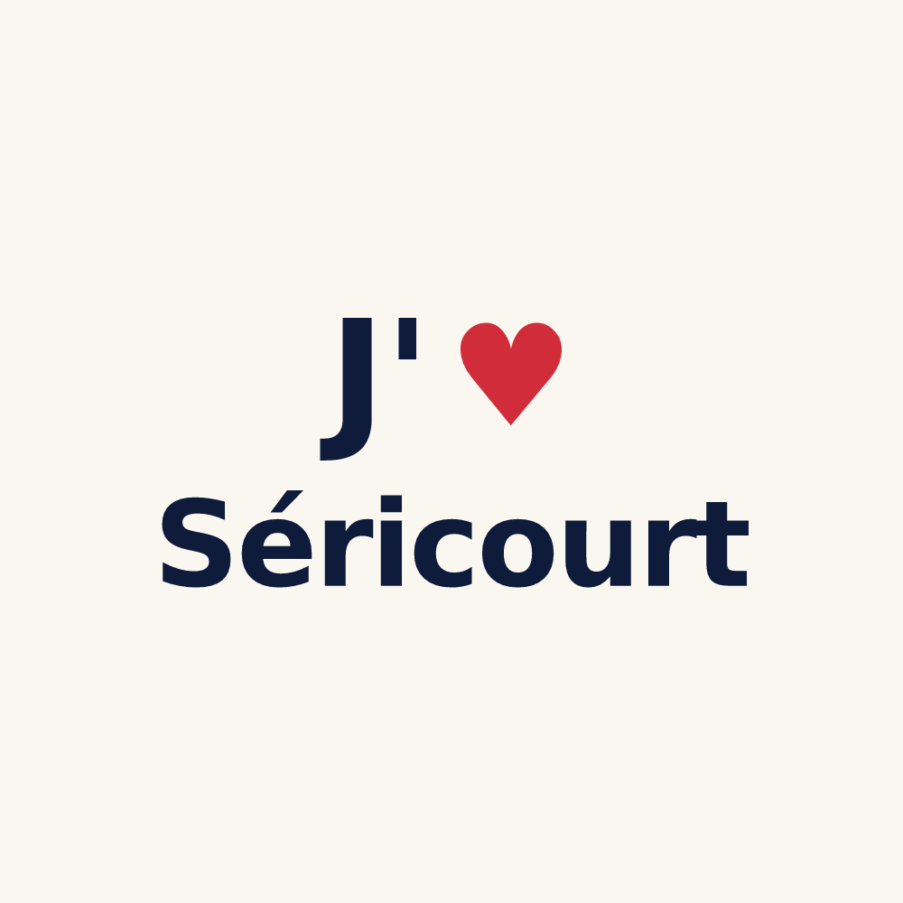 Tasse personnalisée Séricourt — design J'aime Séricourt