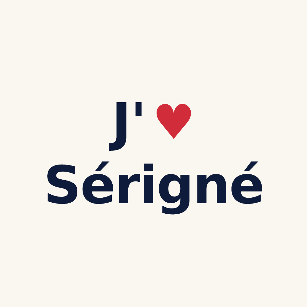 Tasse personnalisée Sérigné — design J'aime Sérigné