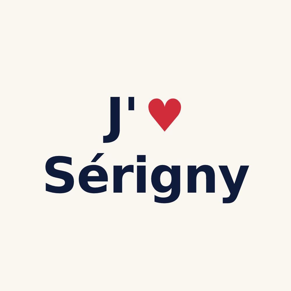 Tasse personnalisée Sérigny — design J'aime Sérigny