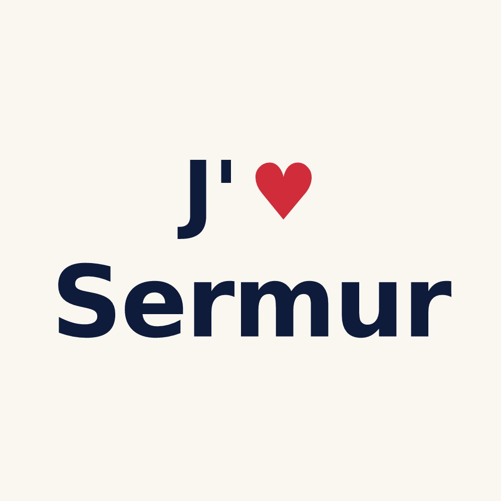 Tasse personnalisée Sermur — design J'aime Sermur