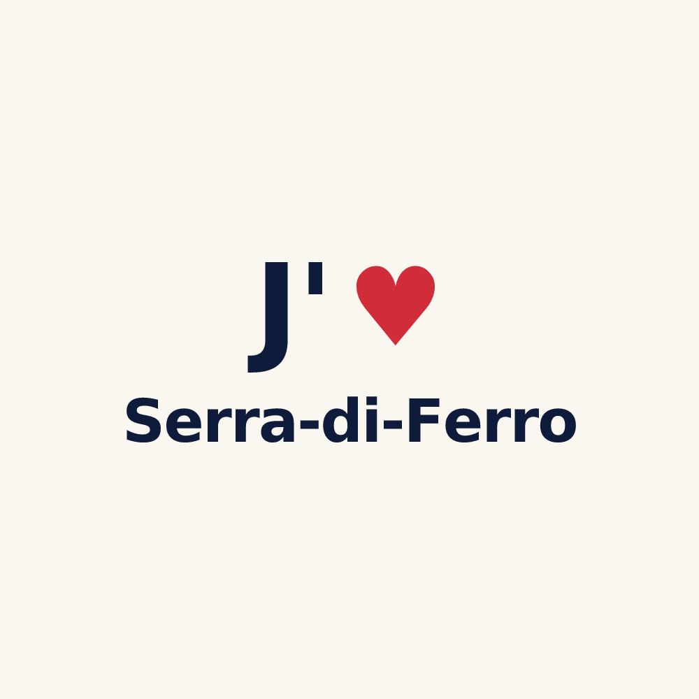 Tasse personnalisée Serra-di-Ferro — design J'aime Serra-di-Ferro