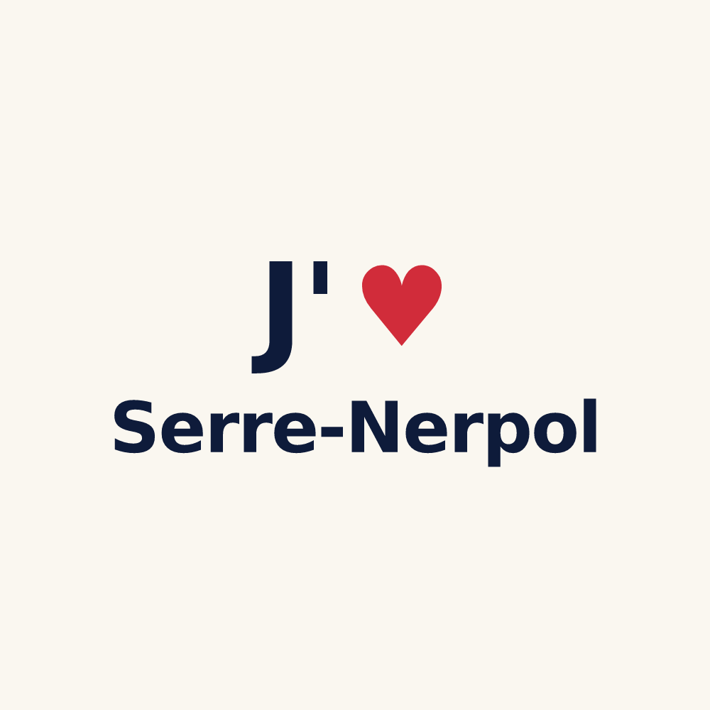 Tasse personnalisée Serre-Nerpol — design J'aime Serre-Nerpol
