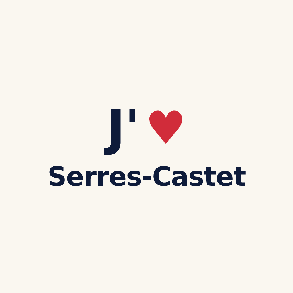 Tasse personnalisée Serres-Castet — design J'aime Serres-Castet