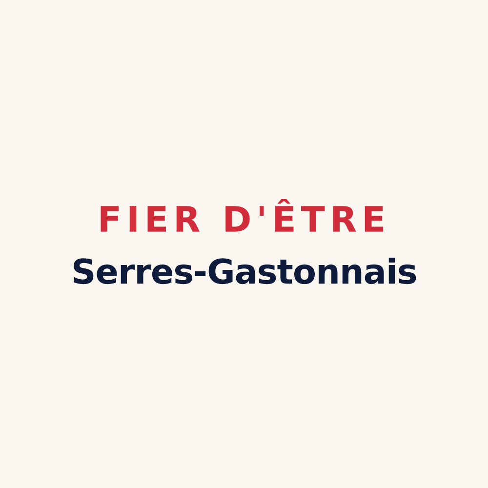 Tasse « Fier d'être Serres-Gastonnais » — design pour Serres-Gaston