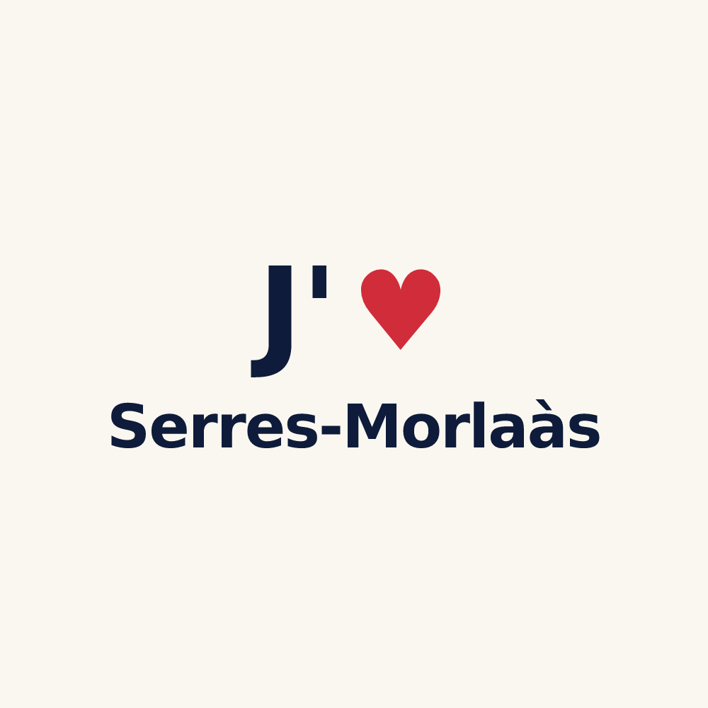 Tasse personnalisée Serres-Morlaàs — design J'aime Serres-Morlaàs