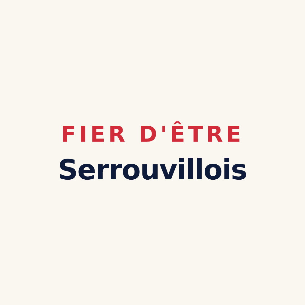 Tasse « Fier d'être Serrouvillois » — design pour Serrouville