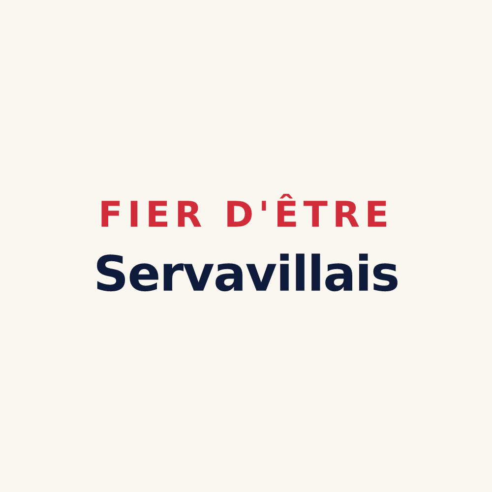 Tasse « Fier d'être Servavillais » — design pour Servaville-Salmonville