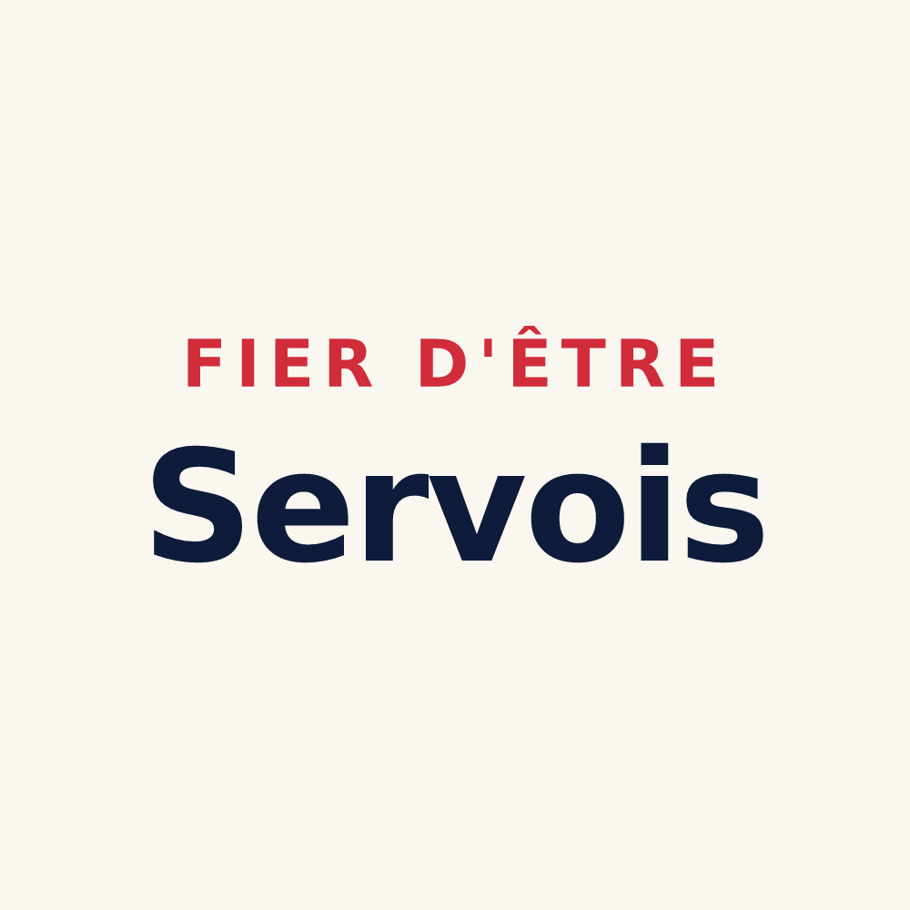 Tasse « Fier d'être Servois » — design pour Serves-sur-Rhône