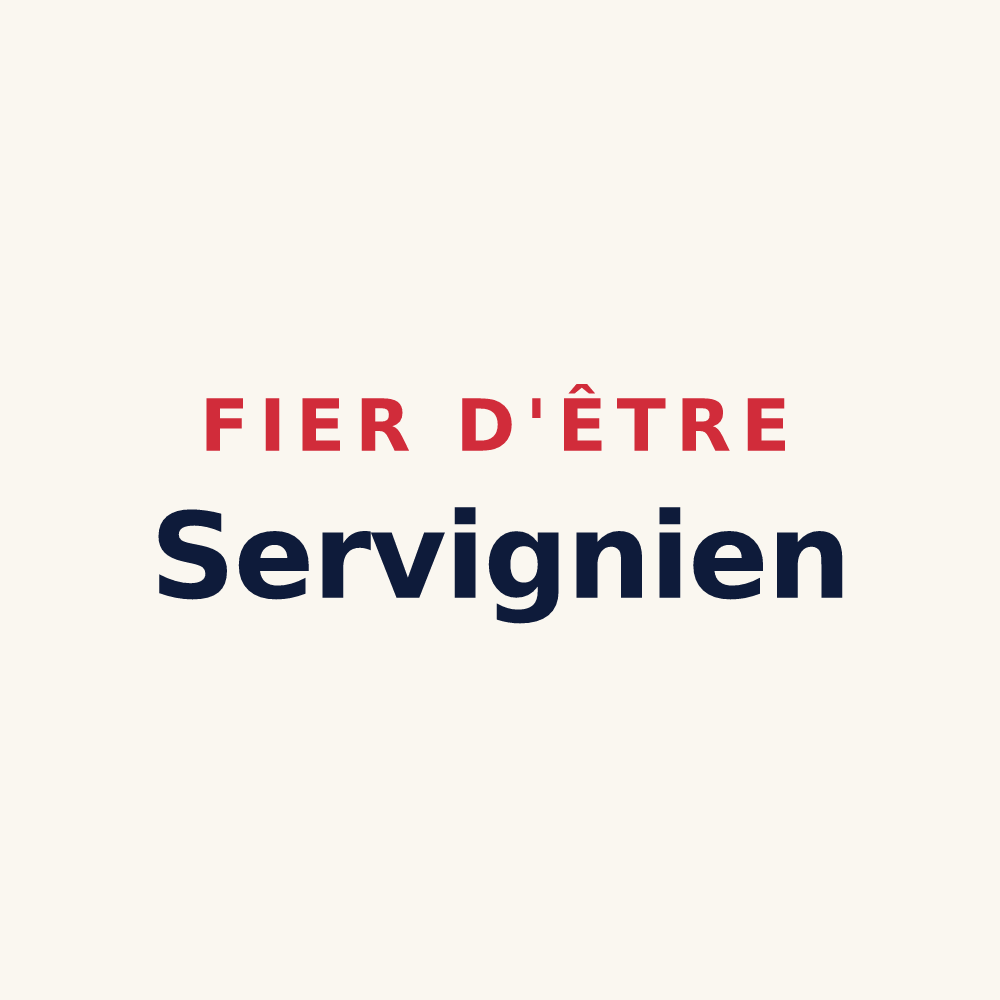 Tasse « Fier d'être Servignien » — design pour Servigny-lès-Sainte-Barbe