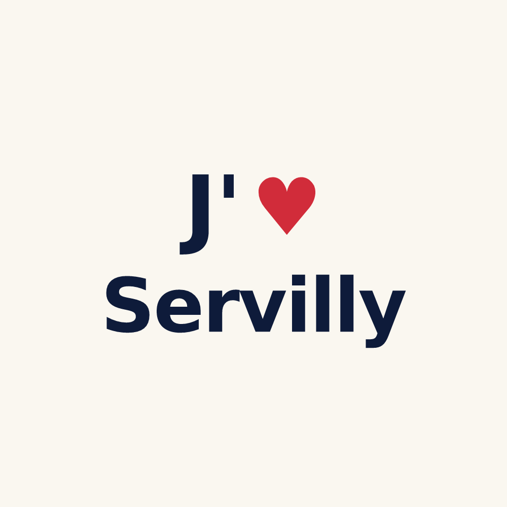 Tasse personnalisée Servilly — design J'aime Servilly