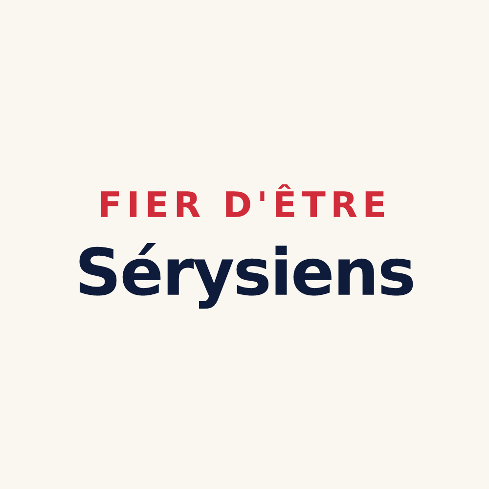 Tasse « Fier d'être Sérysiens » — design pour Séry-lès-Mézières